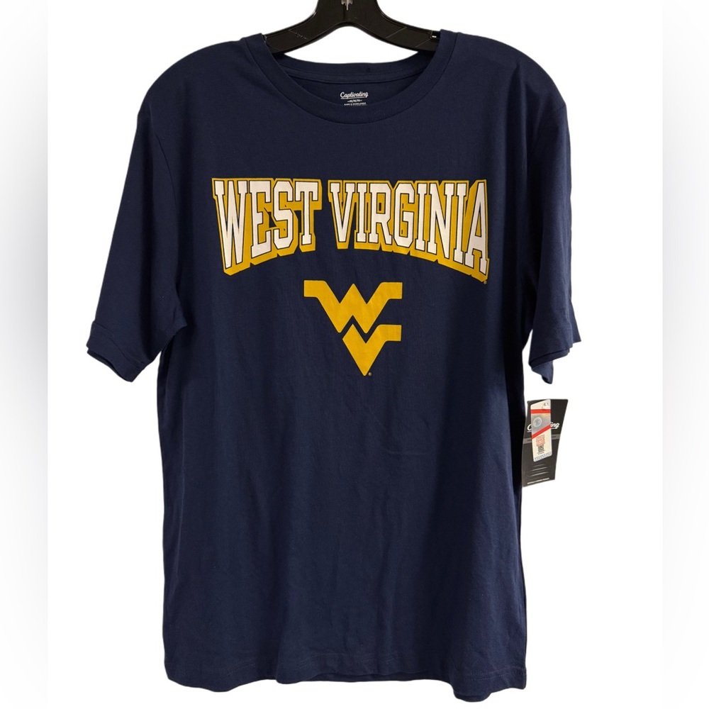 NWT West Virginia Blue T-Shirt Size M